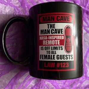 Man cave mug, used